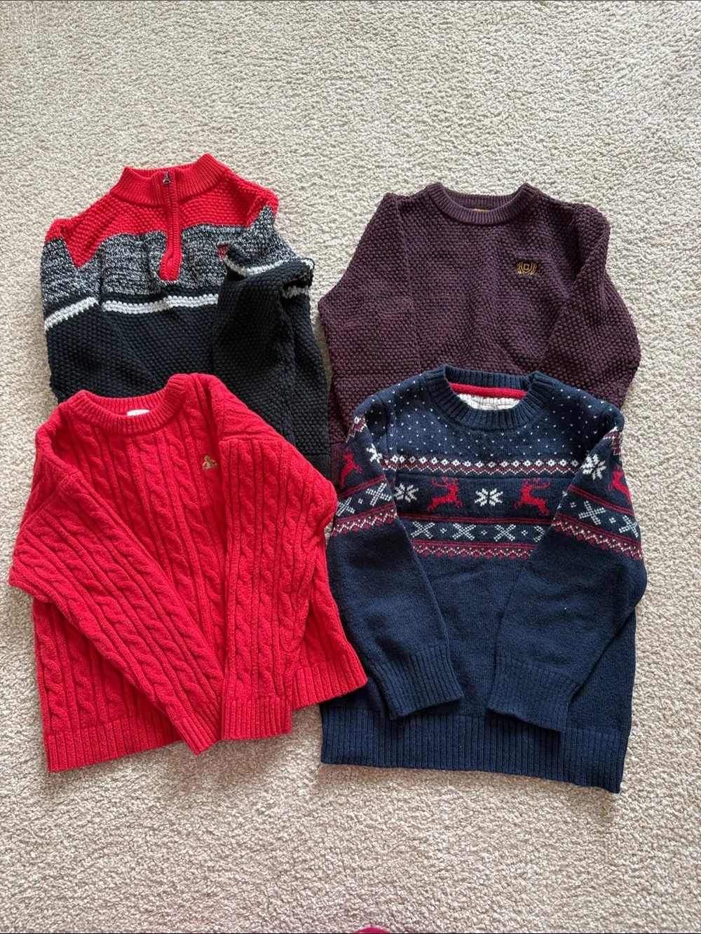 Size 5t lot of sweaters - gap, chaps and logg